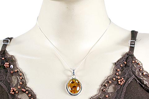 SKU 985 unique Amber Pendants Jewelry