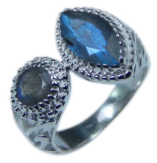 SKU 21659 unique Labradorite Rings Jewelry