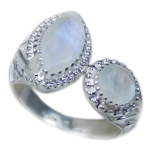 SKU 21672 unique Moonstone Rings Jewelry