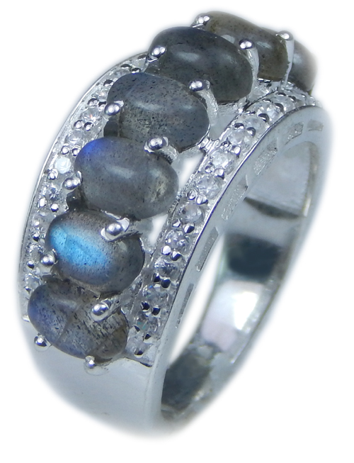 SKU 21701 unique Labradorite Rings Jewelry