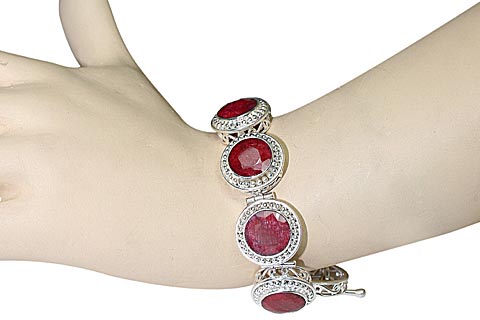 SKU 10094 unique Ruby bracelets Jewelry