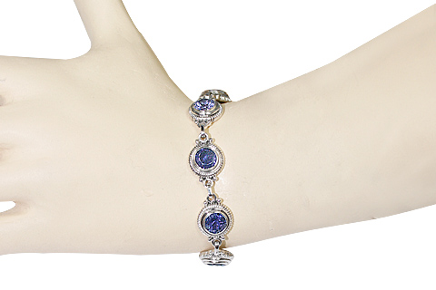 SKU 10102 unique Iolite bracelets Jewelry