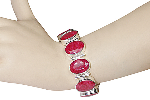 SKU 10108 unique Ruby bracelets Jewelry