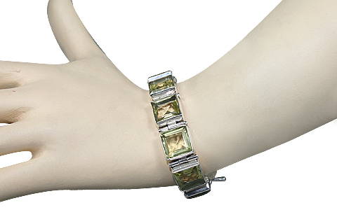 SKU 10379 unique Lemon Quartz bracelets Jewelry