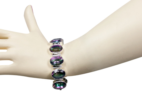 SKU 10384 unique Mystic Quartz bracelets Jewelry