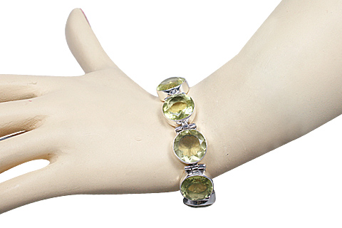 SKU 10389 unique Lemon Quartz bracelets Jewelry