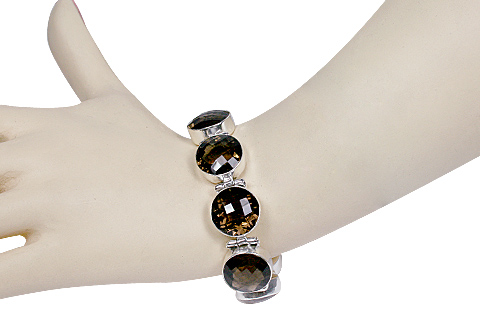SKU 10433 unique Smoky Quartz bracelets Jewelry