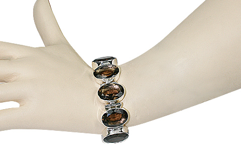 SKU 10438 unique Smoky Quartz bracelets Jewelry