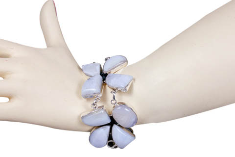 SKU 10535 unique Chalcedony bracelets Jewelry