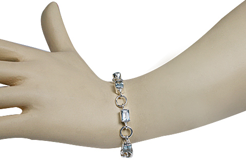 SKU 10740 unique Blue Topaz bracelets Jewelry