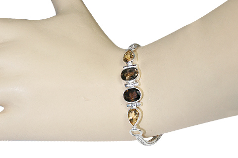 SKU 10863 unique Smoky Quartz bracelets Jewelry