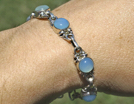 SKU 10993 unique Chalcedony bracelets Jewelry