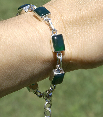 SKU 11006 unique Onyx bracelets Jewelry