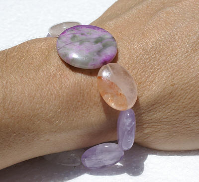 SKU 11140 unique Amethyst bracelets Jewelry