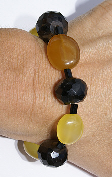 SKU 11480 unique Smoky Quartz bracelets Jewelry