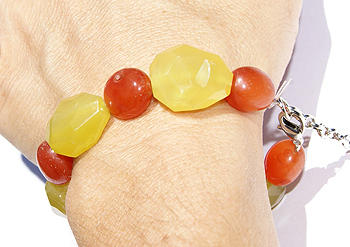 SKU 11486 unique Chalcedony bracelets Jewelry