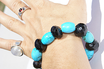 SKU 11490 unique Smoky Quartz bracelets Jewelry
