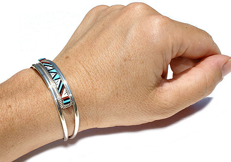 SKU 11565 unique Multi-stone bracelets Jewelry
