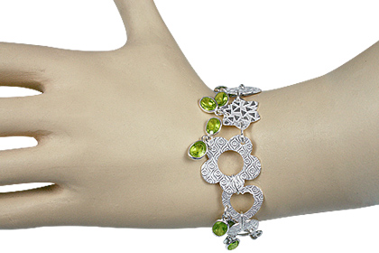 SKU 12933 unique Peridot bracelets Jewelry