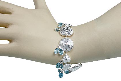 SKU 13036 unique Blue topaz bracelets Jewelry