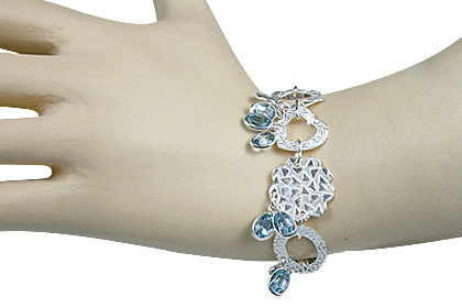 SKU 13044 unique Blue topaz bracelets Jewelry