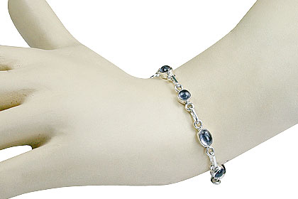 SKU 14486 unique Iolite bracelets Jewelry