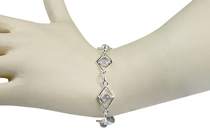 SKU 14496 unique Rose quartz bracelets Jewelry