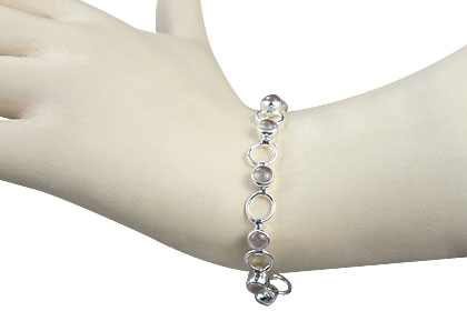 SKU 14634 unique Rose quartz bracelets Jewelry