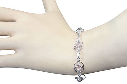 SKU 14646 unique Rose quartz bracelets Jewelry