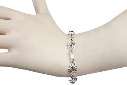 SKU 14669 unique Peridot bracelets Jewelry