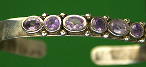 SKU 9435 unique Amethyst bracelets Jewelry