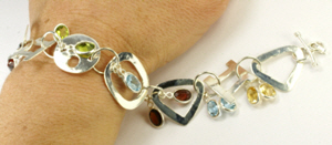 SKU 9487 unique Multi-stone bracelets Jewelry