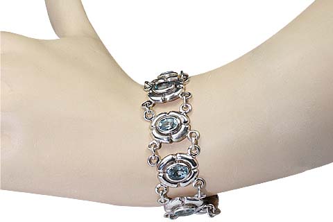 SKU 9578 unique Blue Topaz bracelets Jewelry