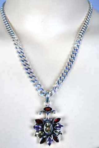 SKU 7621 unique silver chains Jewelry