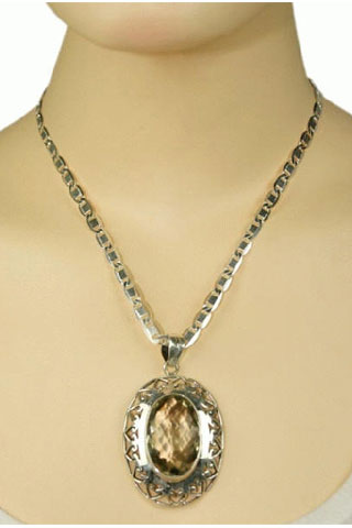 SKU 7695 unique silver chains Jewelry