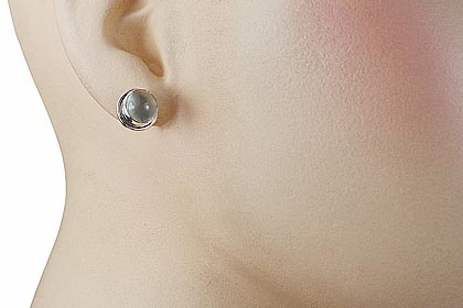 SKU 10014 unique Aquamarine earrings Jewelry