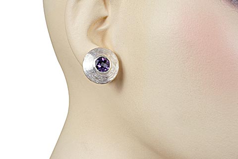 SKU 10053 unique Amethyst earrings Jewelry