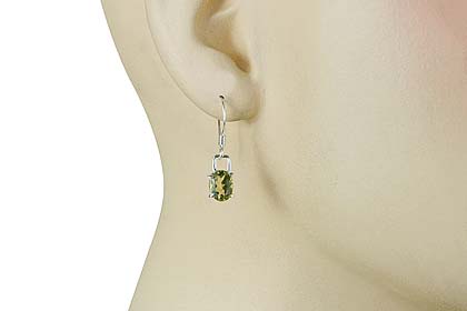 SKU 10055 unique Lemon Quartz earrings Jewelry