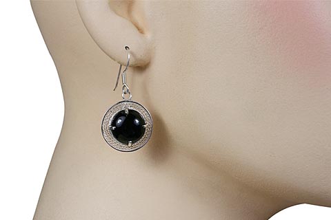 SKU 10058 unique Onyx earrings Jewelry