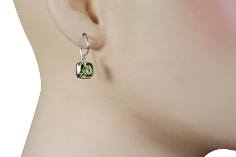 SKU 10412 unique Peridot earrings Jewelry