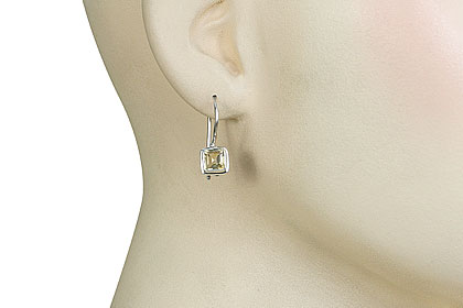 SKU 10413 unique Citrine earrings Jewelry