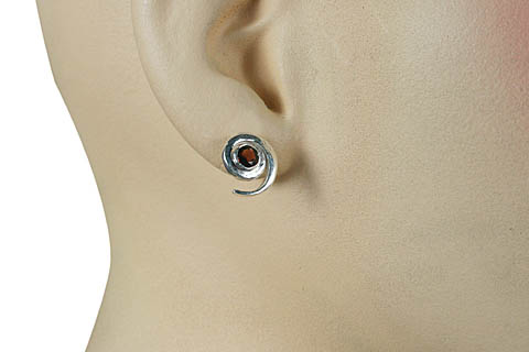 SKU 10416 unique Garnet earrings Jewelry