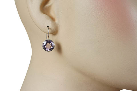SKU 10420 unique Amethyst earrings Jewelry