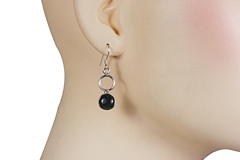 SKU 10685 unique Onyx earrings Jewelry