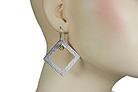 SKU 10693 unique Citrine earrings Jewelry
