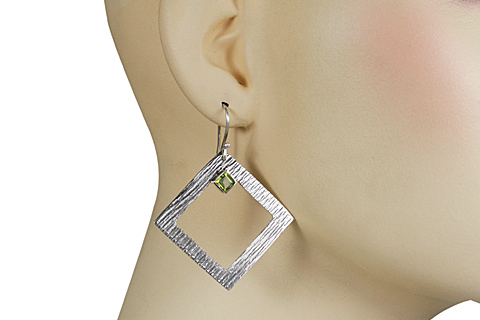 SKU 10695 unique Peridot earrings Jewelry