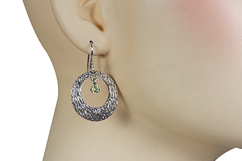 SKU 10697 unique Peridot earrings Jewelry