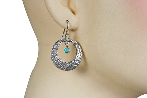 SKU 10702 unique Turquoise earrings Jewelry