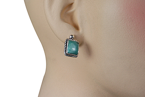 SKU 10723 unique Turquoise earrings Jewelry