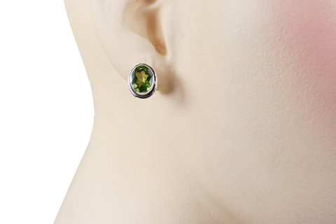 SKU 10754 unique Peridot earrings Jewelry